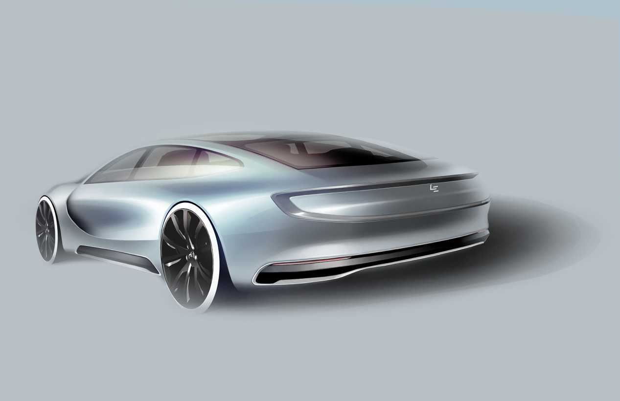 LeEco LeSEE Concept (2016) - Design Sketch