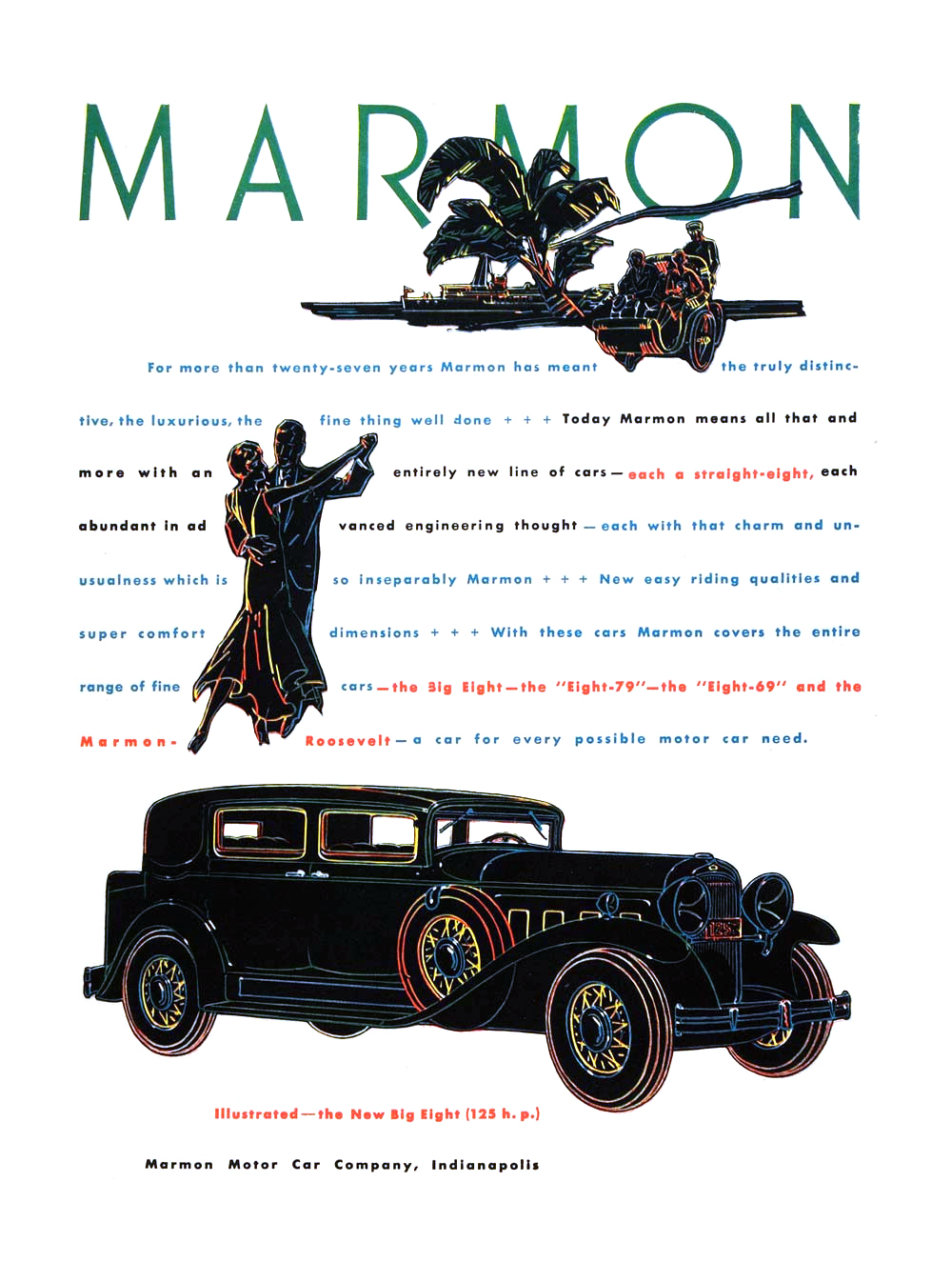 Marmon Ad (March, 1930) - New Big Eight