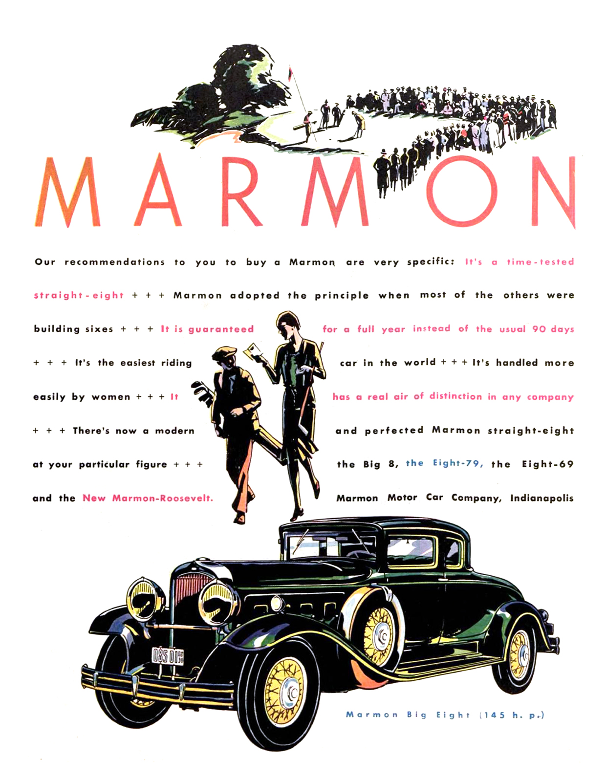 Marmon Ad (August, 1930) - Big Eight