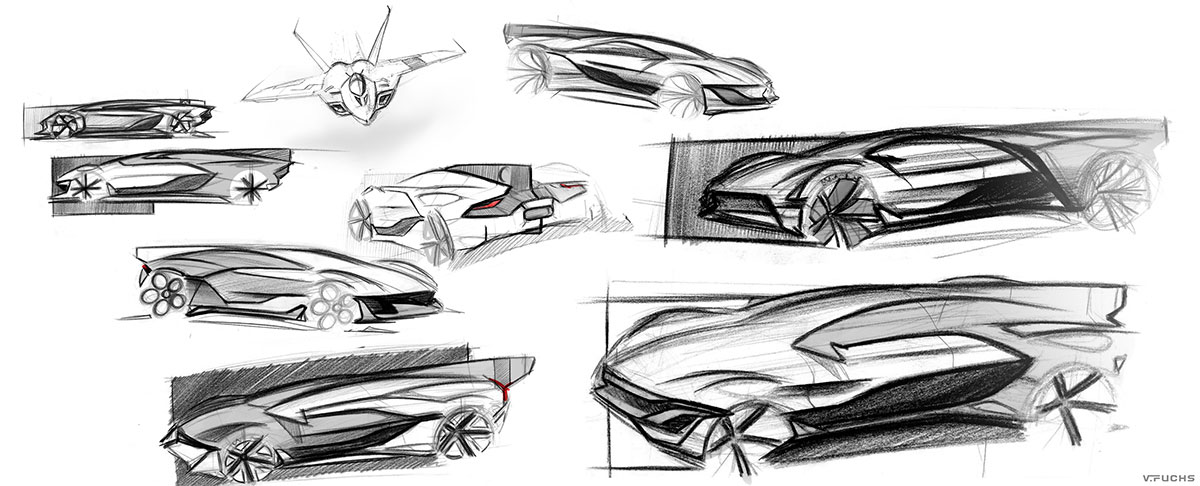 Bell & Ross AeroGT Concept (2016) - Design Sketches