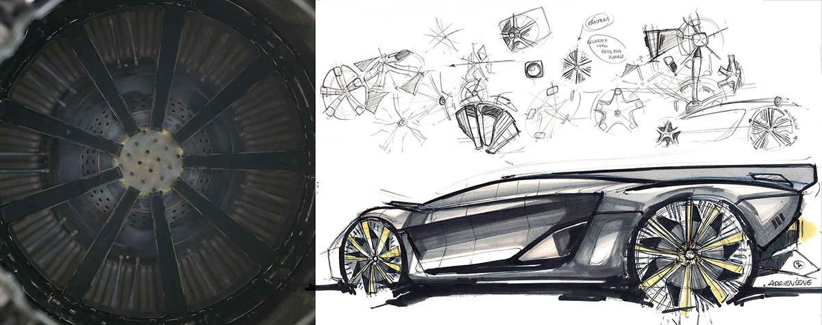 Bell & Ross AeroGT Concept (2016) - Weel Design Sketches