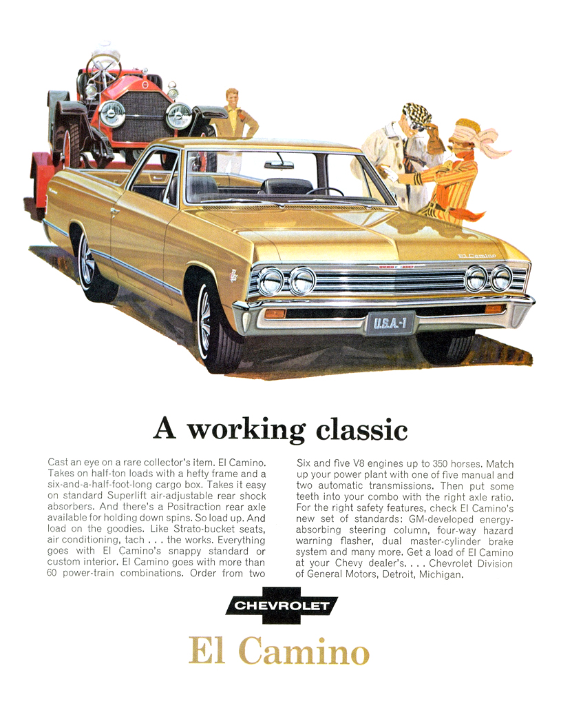 Chevrolet El Camino Ad (1967): A working classic