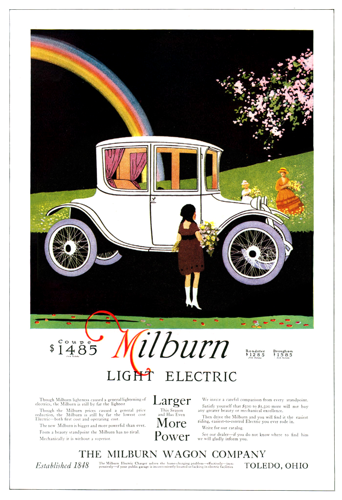 Milburn Light Electric Ad (March, 1916)