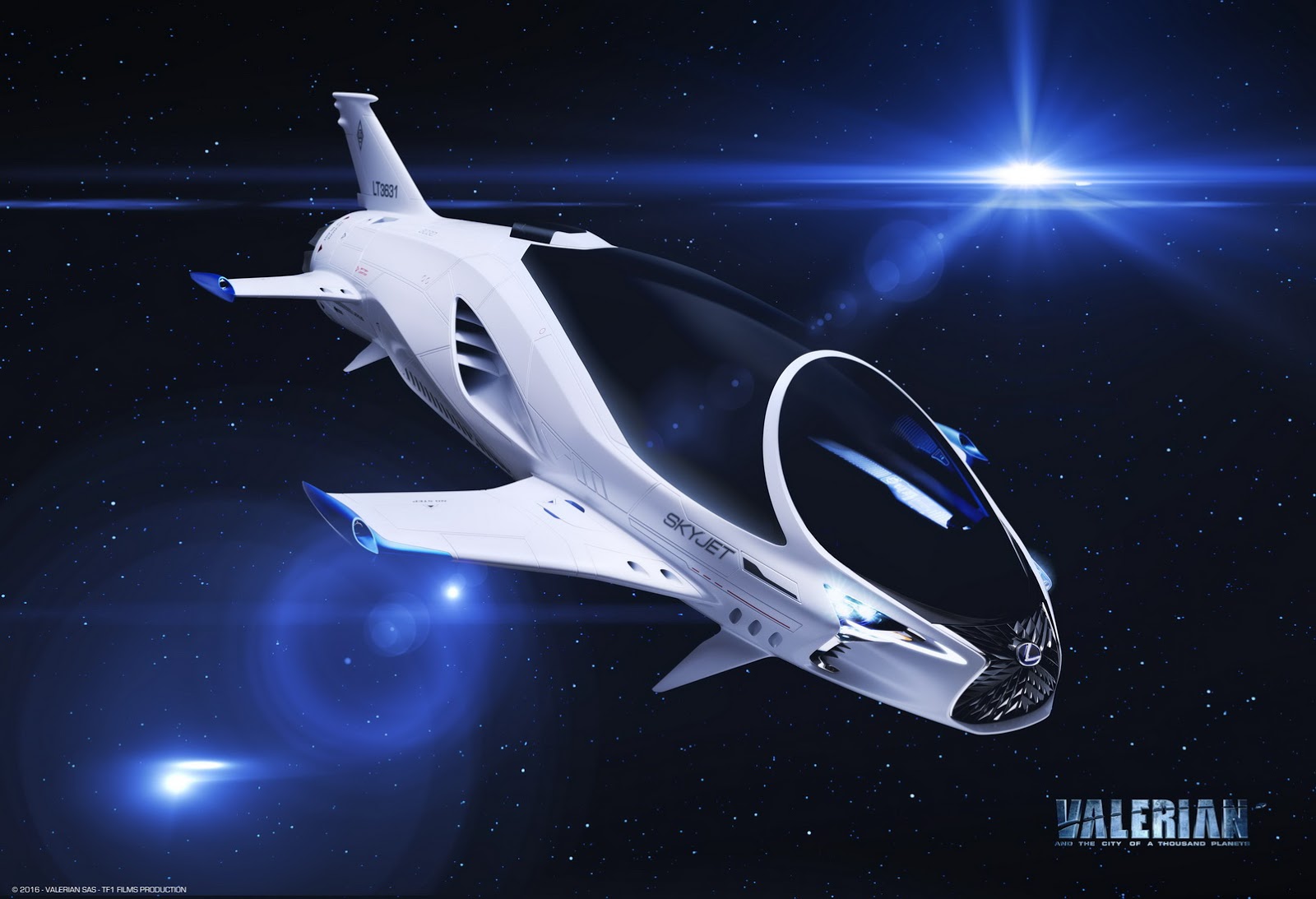 Lexus Skyjet: A 28th Century Spacecraft For "Valerian And The City Of A Thousand Planets"