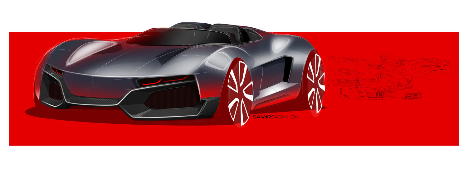 Rezvani Beast (2014): Design Sketch by Samir Sadikhov