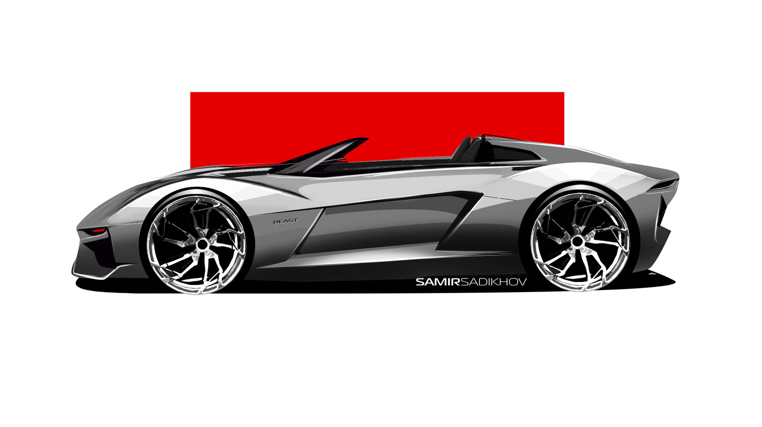 Rezvani Beast (2014): Design Sketch by Samir Sadikhov