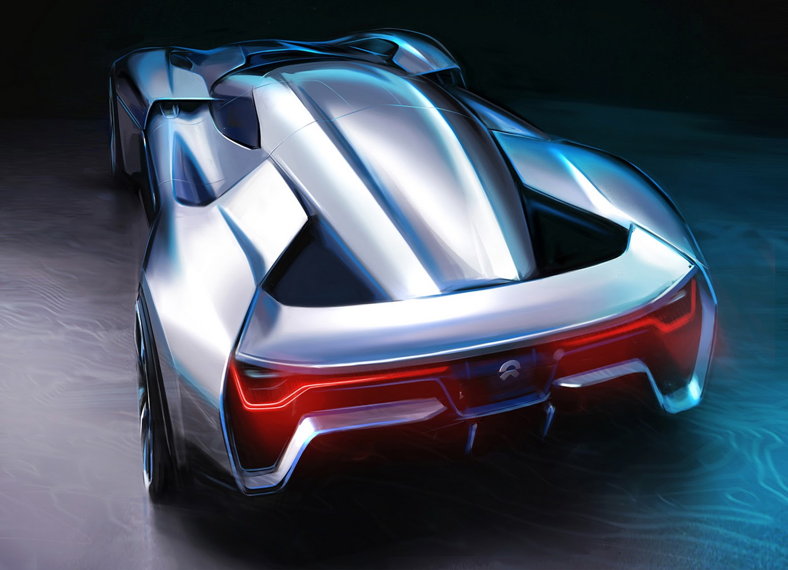 NextEV NIO EP9 (2016): Design Sketch