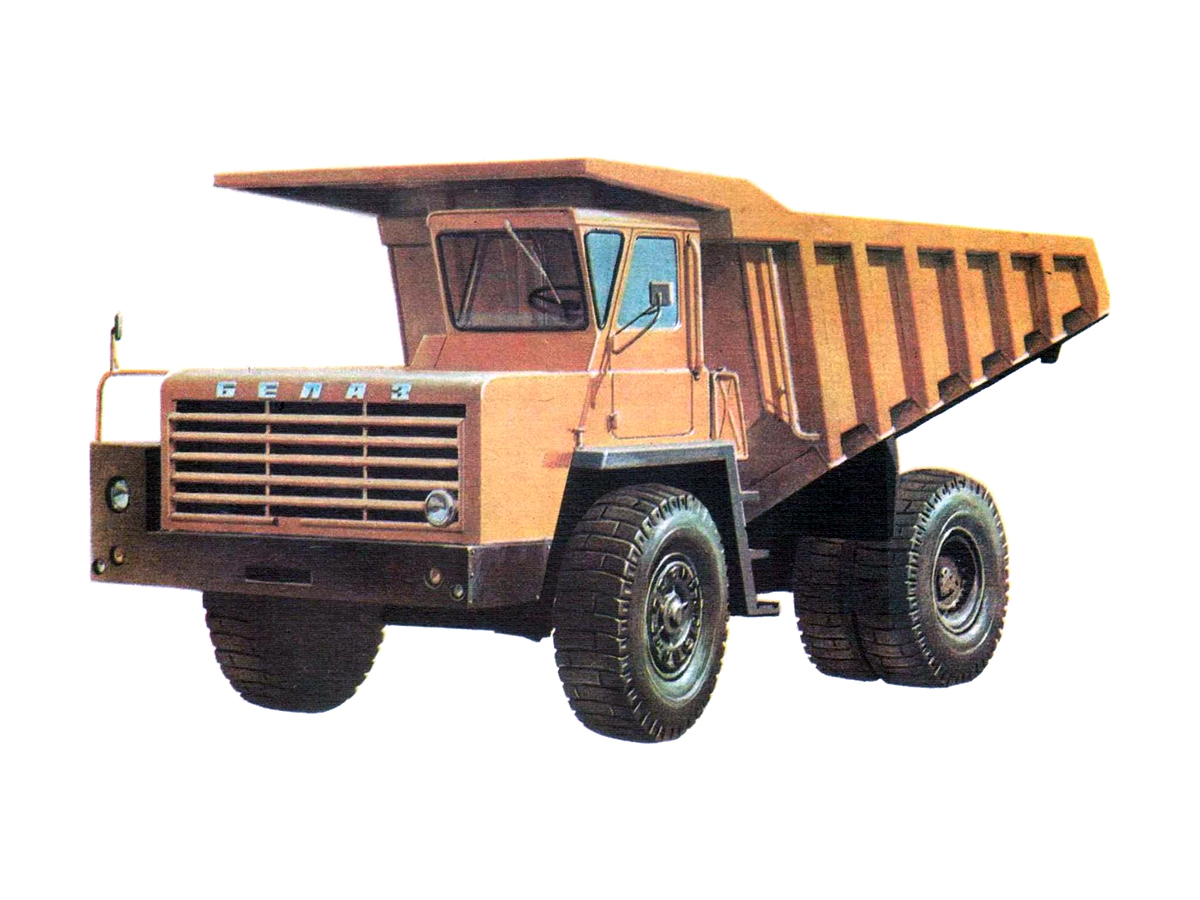БелАЗ-548А (1968-1975): Рисунок Михаила Петровского