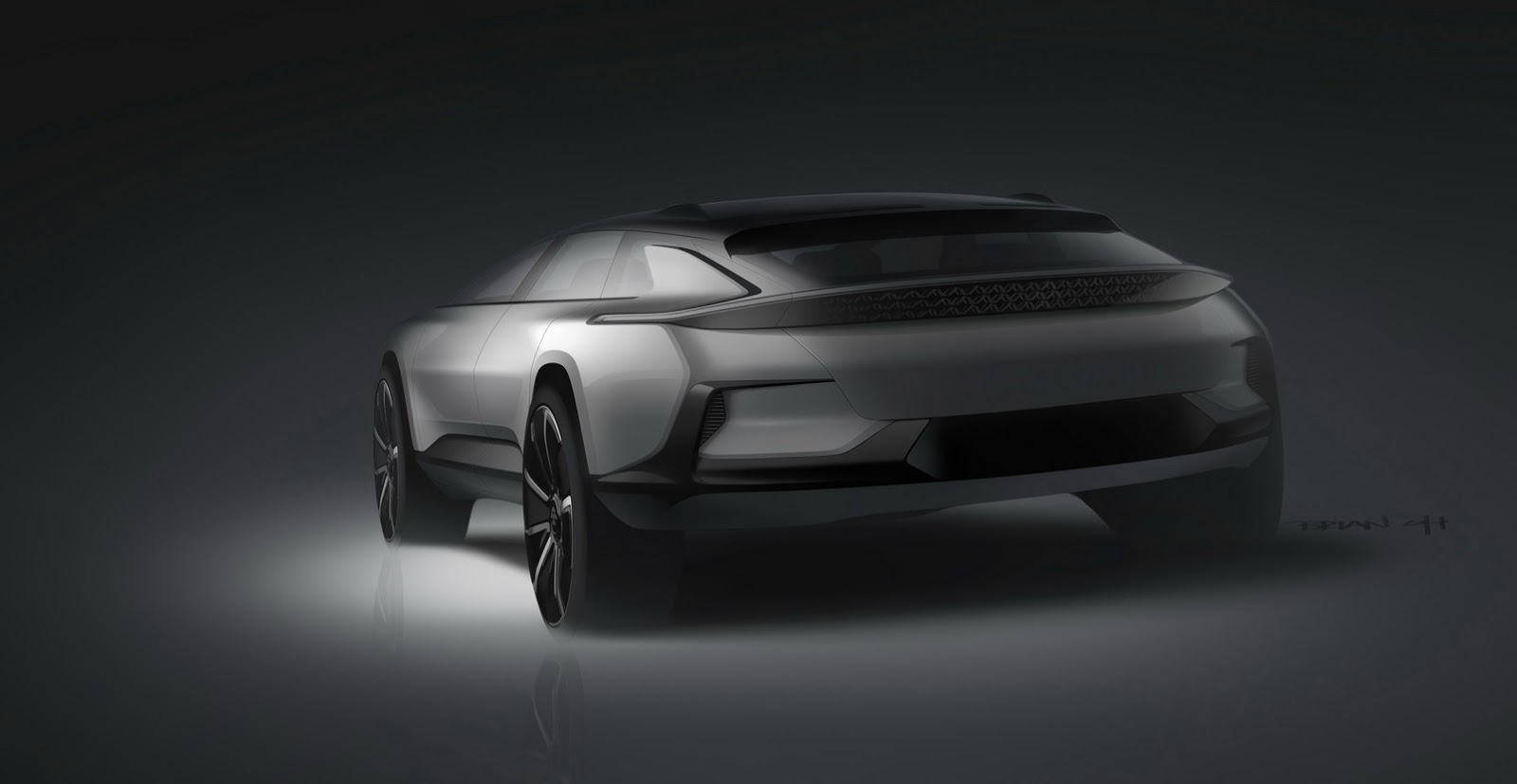 Faraday Future FF 91 (2017) - Design Sketch