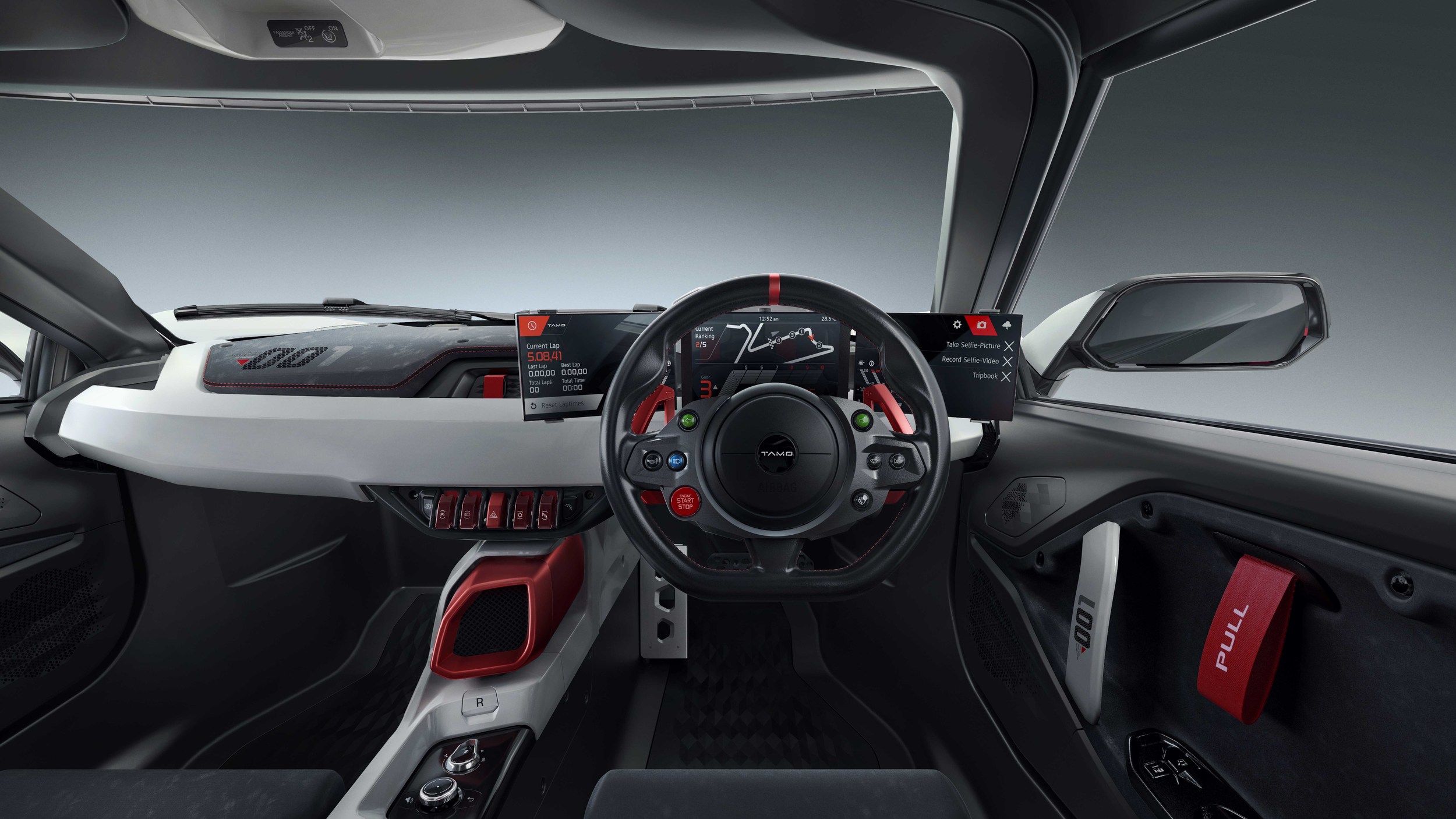 Tamo Racemo (2017): Designed by Marcello Gandini - Interior