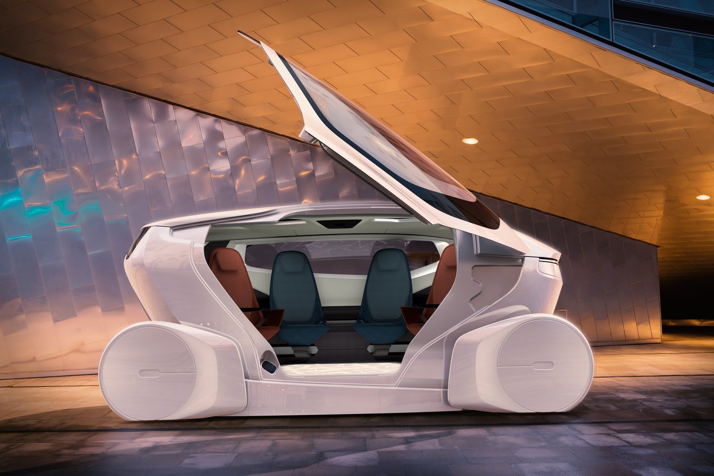 NEVS InMotion Concept (2017): Self-Driving Room