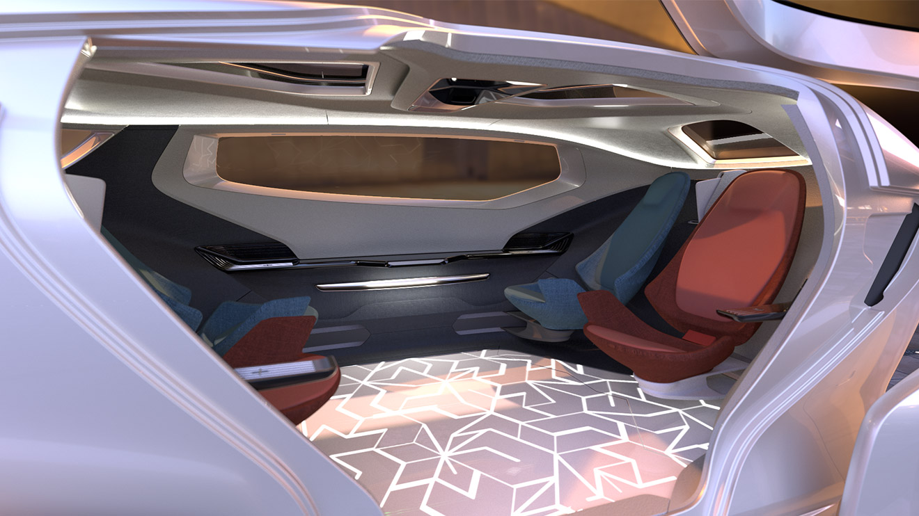 NEVS InMotion Concept (2017): Self-Driving Room