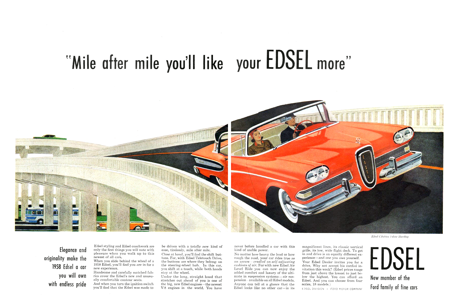 Edsel Citation 2-door Hardtop Ad (November, 1957)