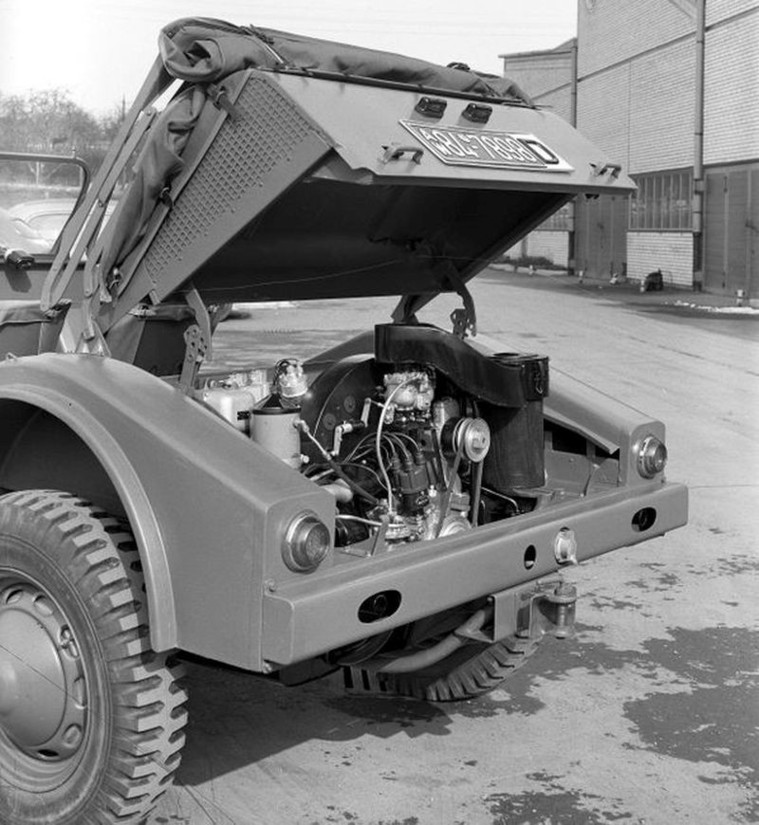 Porsche Typ 597 Jagdwagen (1954-1955) - Engine