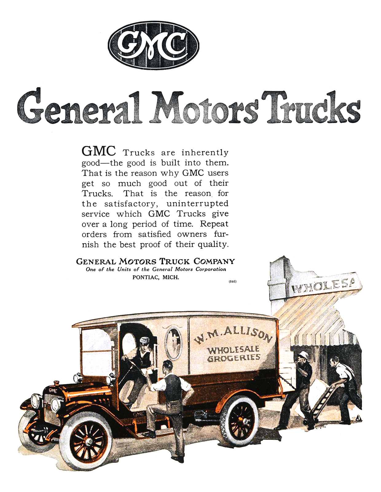General Motors Trucks Ad (May, 1920)