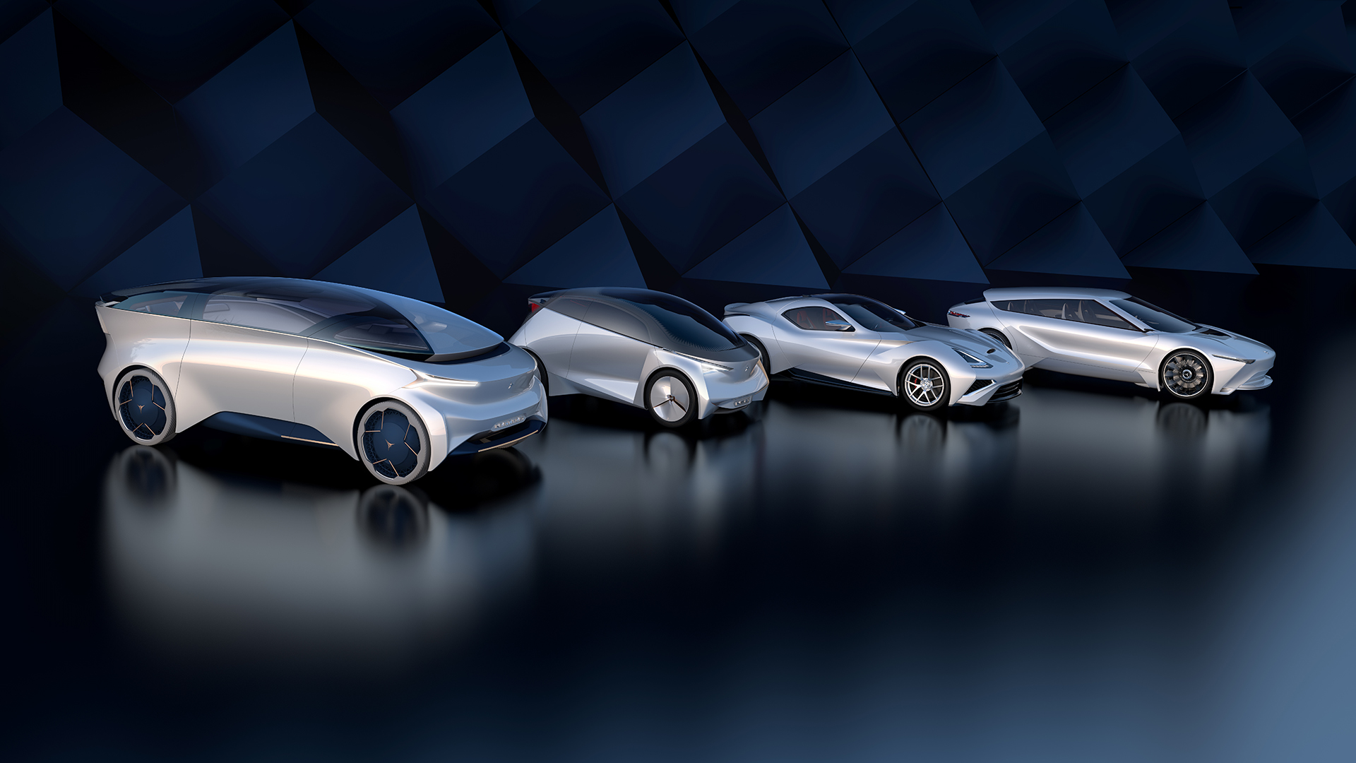 Icona Nucleus Concept (2018), Icona Neo Concept (2015), Icona Vulcano (2013), Icona Fuselage Concept (2011)