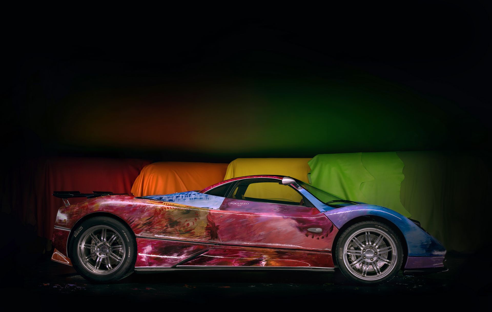 Pagani Zonda S Art Car by Shalemar Sharbatly (2018)