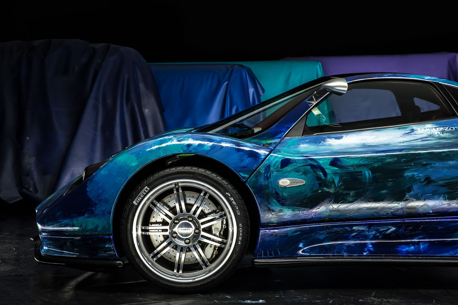 Pagani Zonda S Art Car by Shalemar Sharbatly (2018)