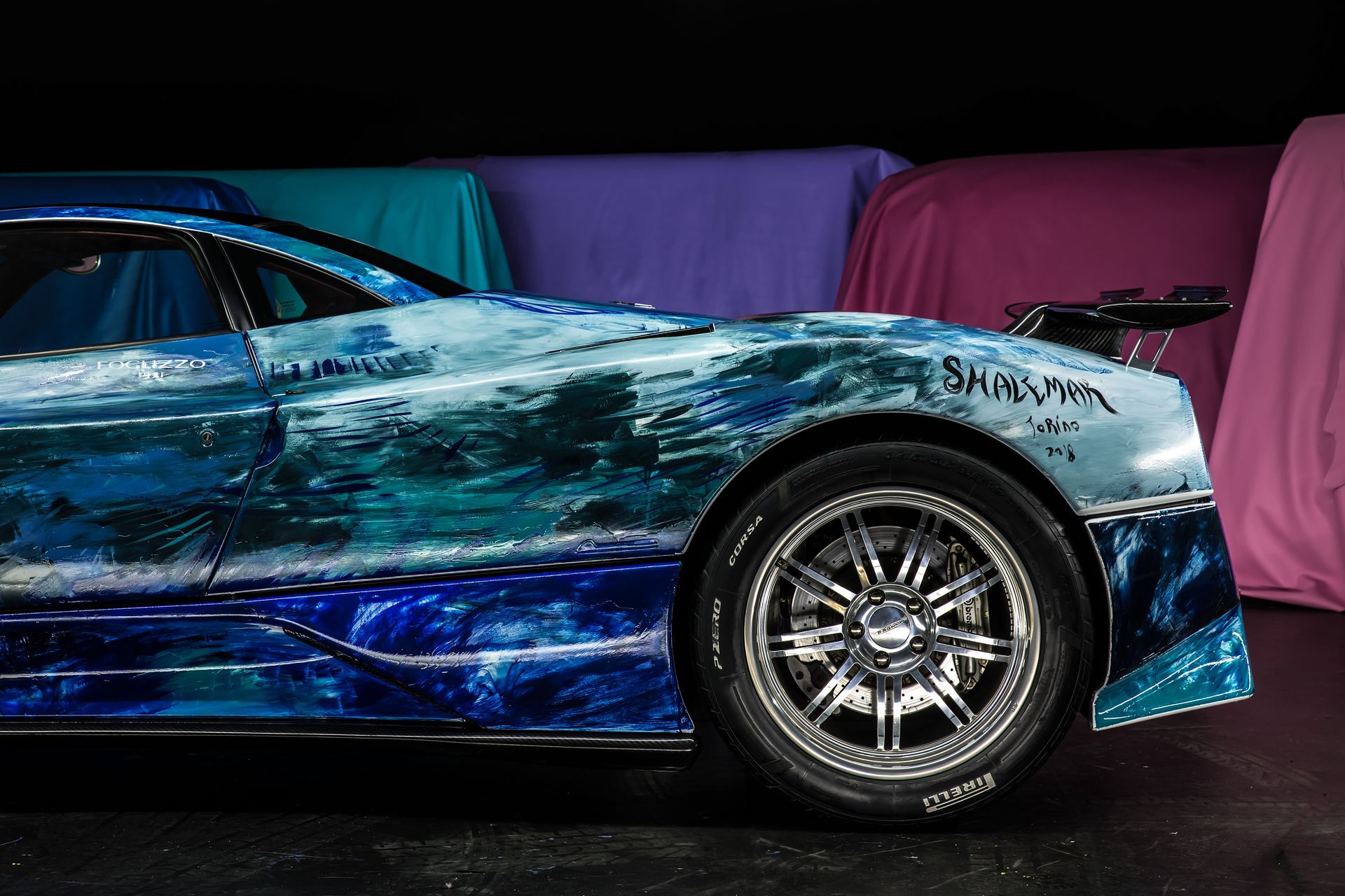 Pagani Zonda S Art Car by Shalemar Sharbatly (2018)