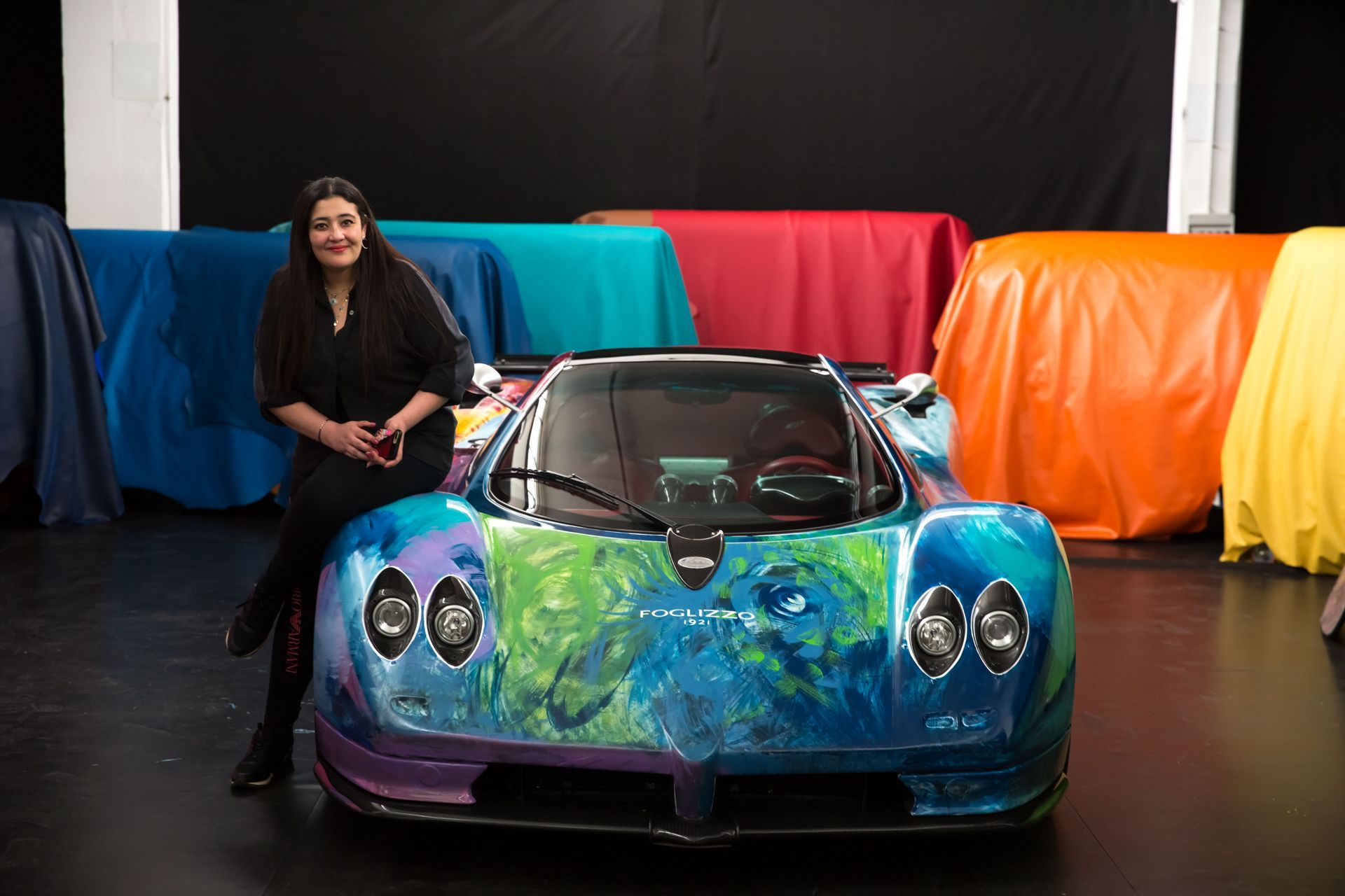 Pagani Zonda S Art Car by Shalemar Sharbatly (2018)