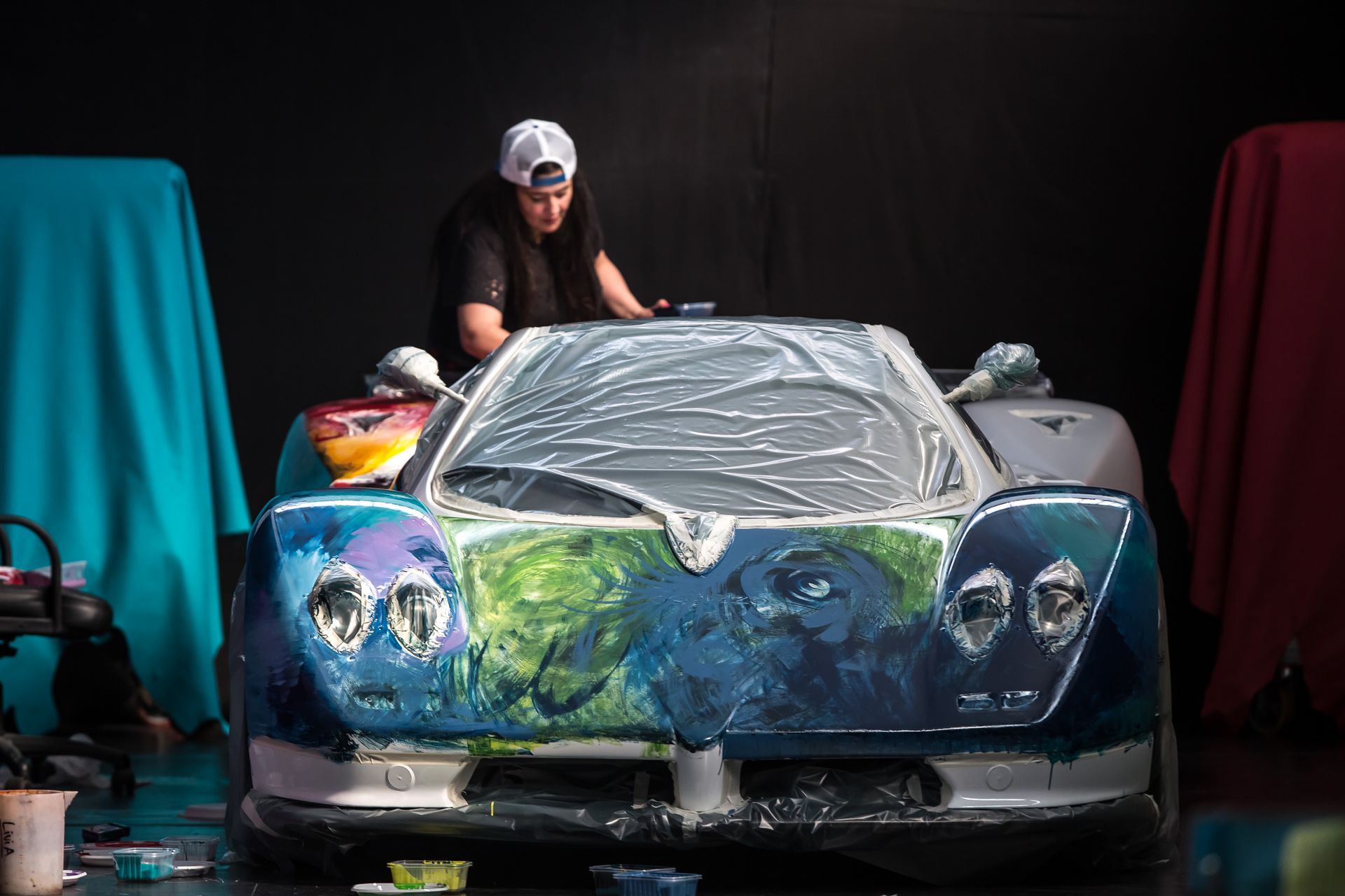 Pagani Zonda S Art Car by Shalemar Sharbatly (2018)
