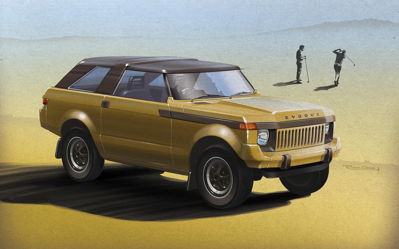 1979 RANGE ROVER EVOQUE – Так мог бы выглядеть Range Rover Evoque, если бы появился в 1979-м. 