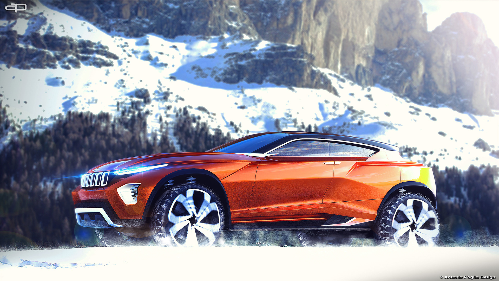  Jeep concept Freedom SUV designed by Antonio Paglia