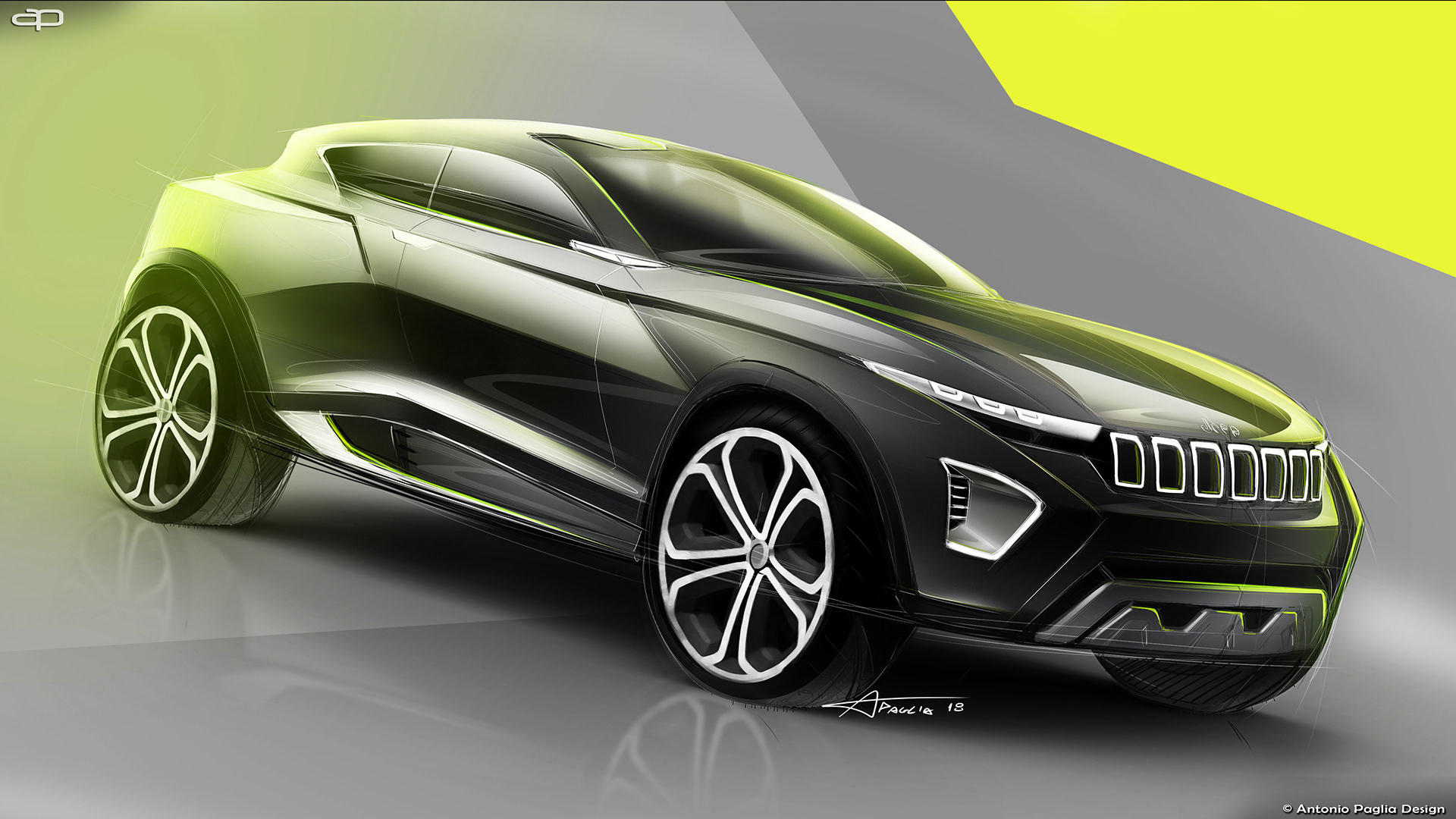  Jeep concept Freedom SUV designed by Antonio Paglia