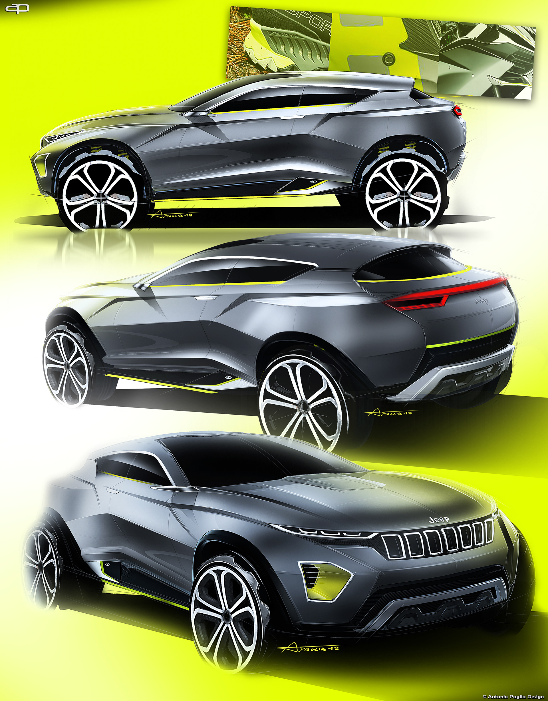  Jeep concept Freedom SUV designed by Antonio Paglia