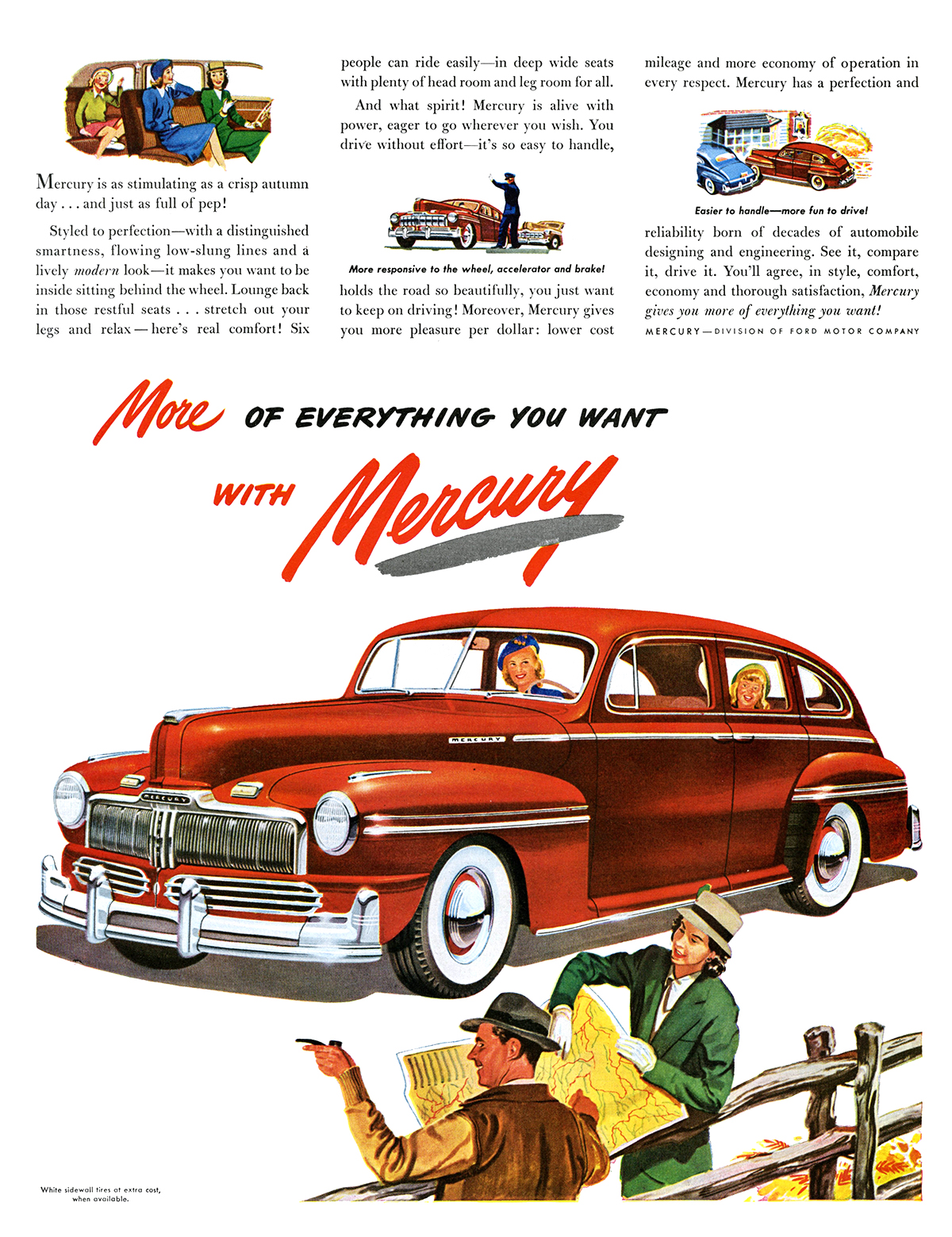 Mercury Ad (September–October, 1947) - Town Sedan