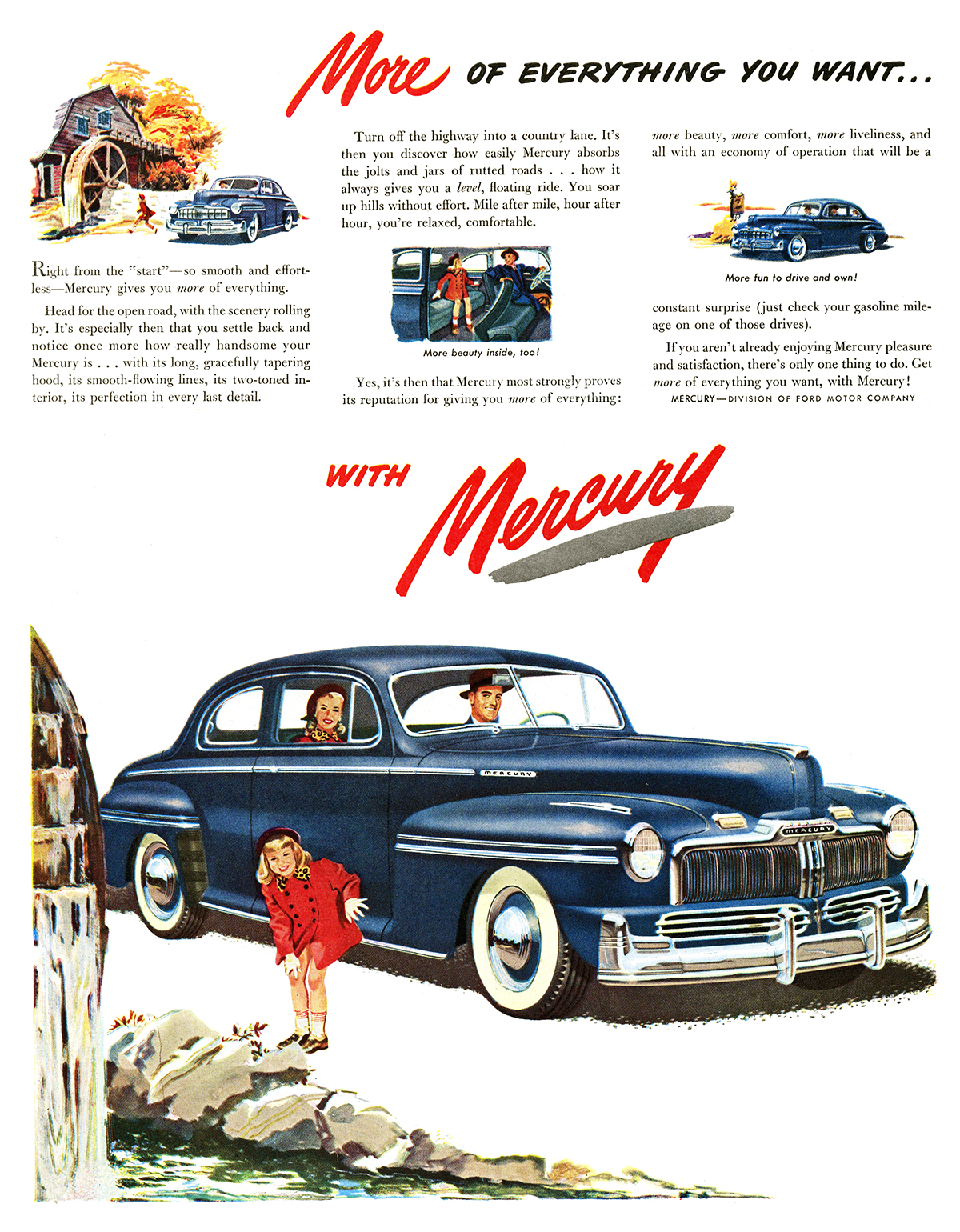 Mercury Ad (November, 1947) - Sedan-Coupe