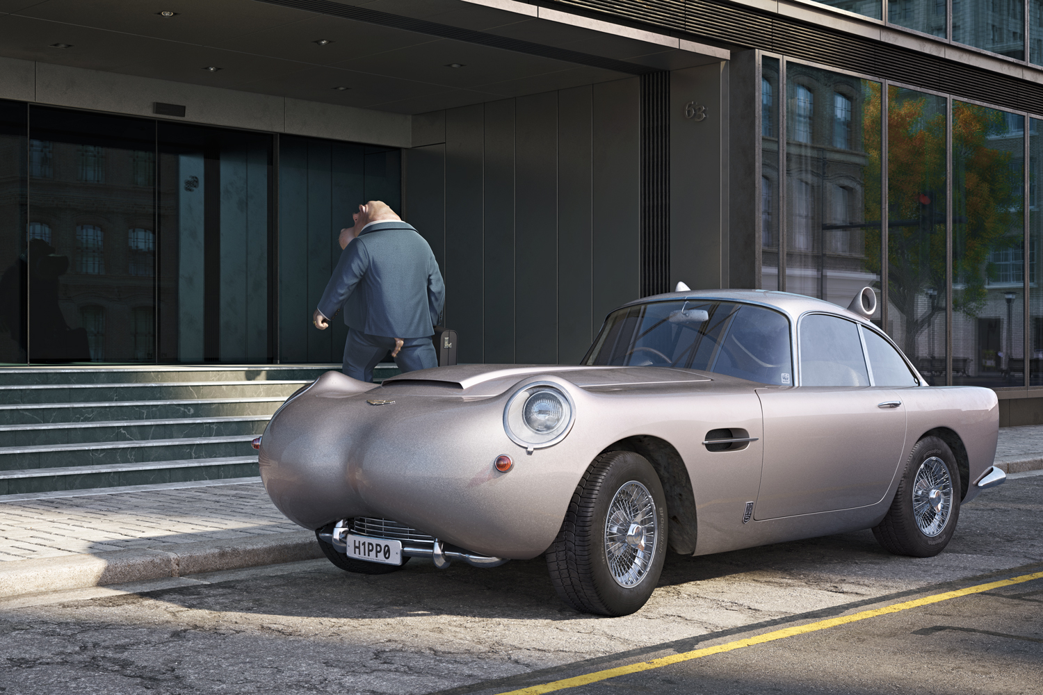 H1PP0 - 1963 Aston Martin DB5 - Rides of the Wild by Frédéric Müller