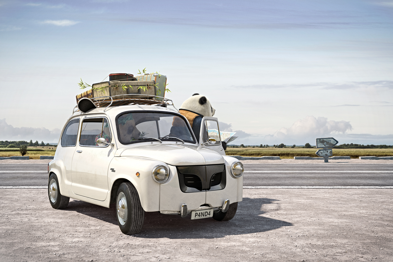 P4ND4 - 1977 Fiat 600S - Rides of the Wild by Frédéric Müller