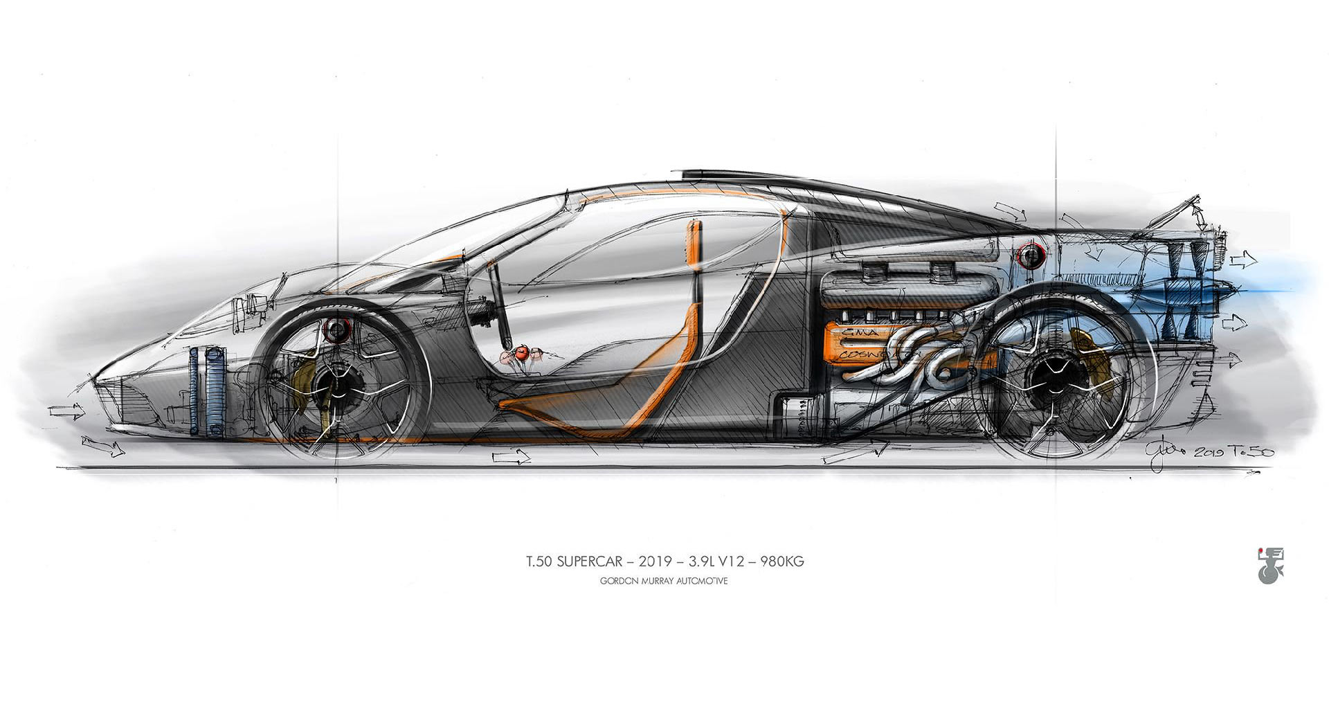 Gordon Murray Automotive T.50 - Design