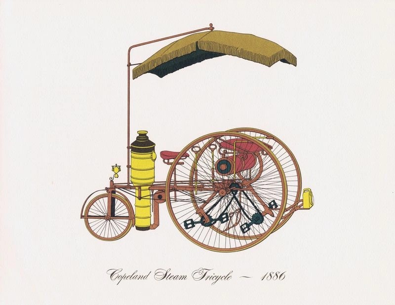 1886 Copeland Steam Tricycle