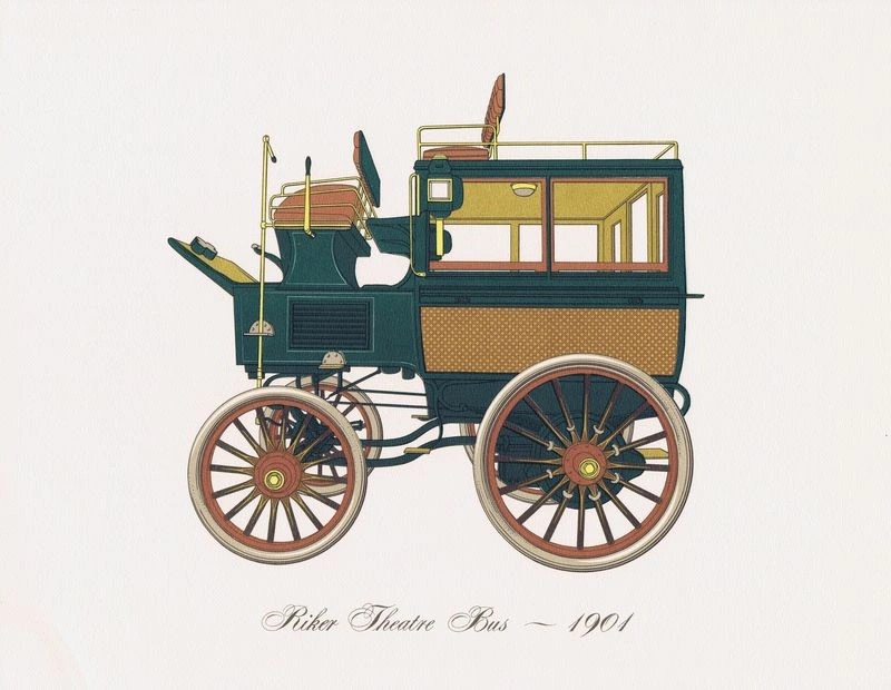 1901 Riker Theatre Bus