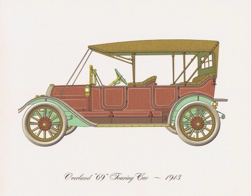 1913 Overland "69" Touring Car
