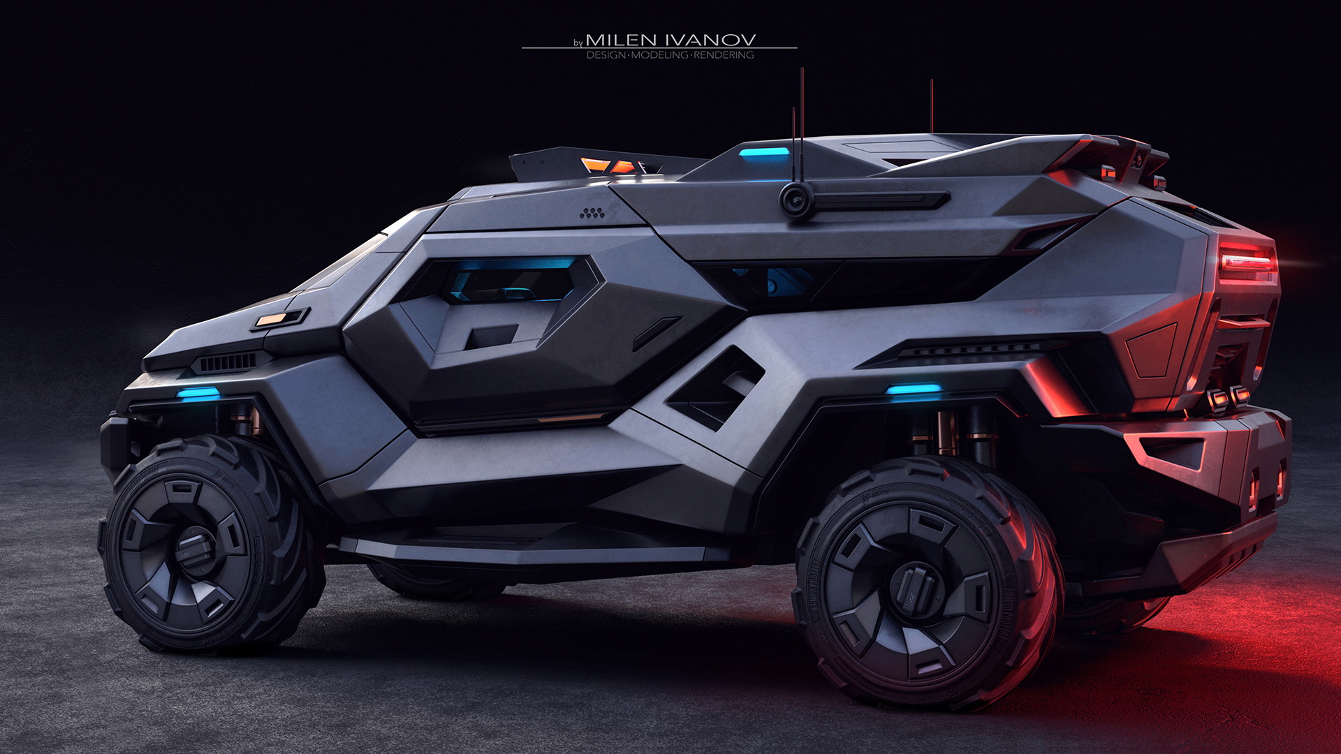 Armortruck SUV Concept by Milen Ivanov