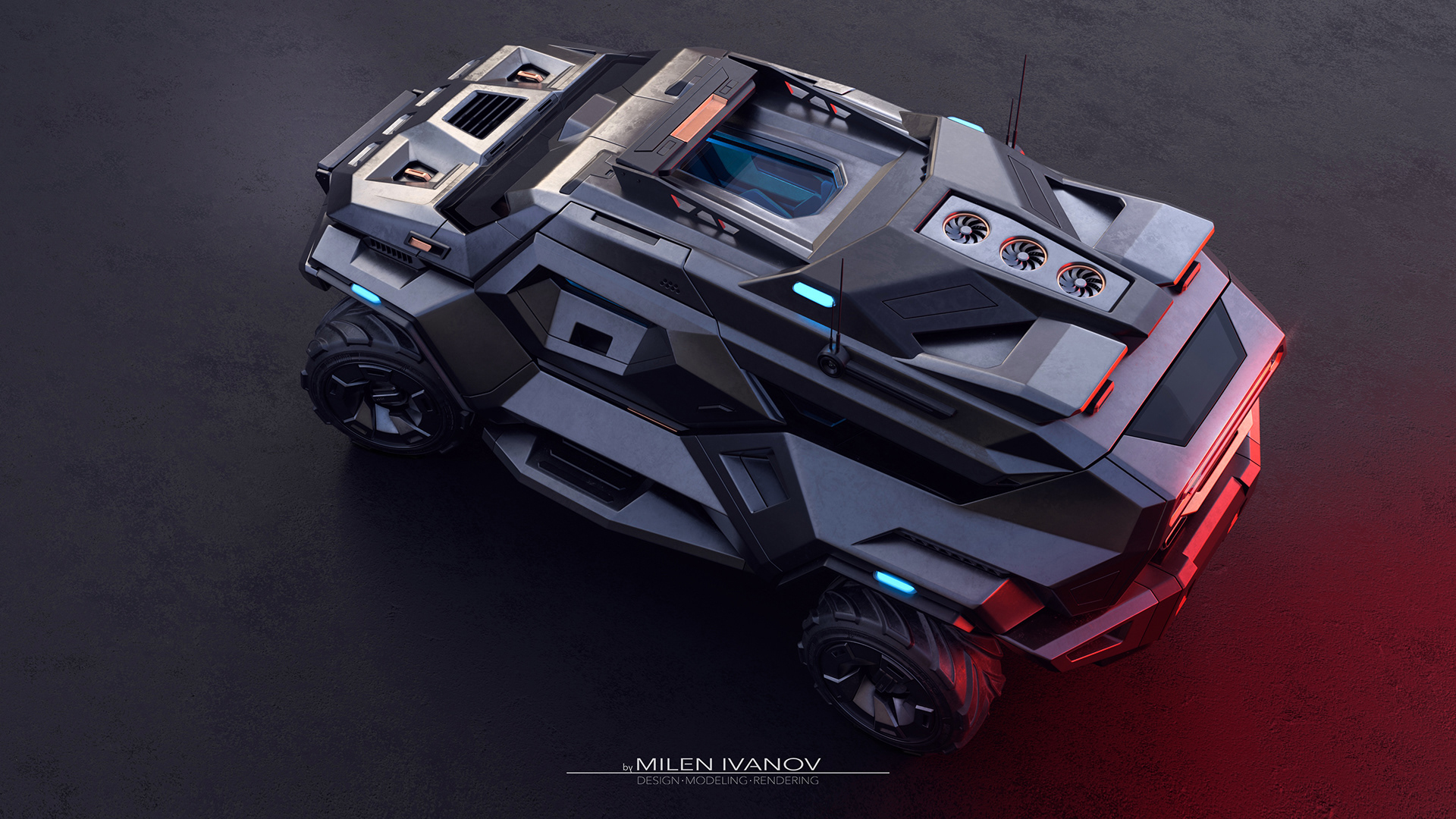 Armortruck SUV Concept by Milen Ivanov
