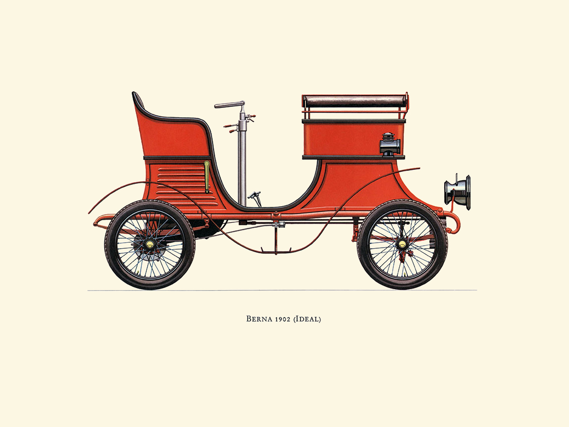 1902 Berna Ideal - Illustrated by Hans A. Muth