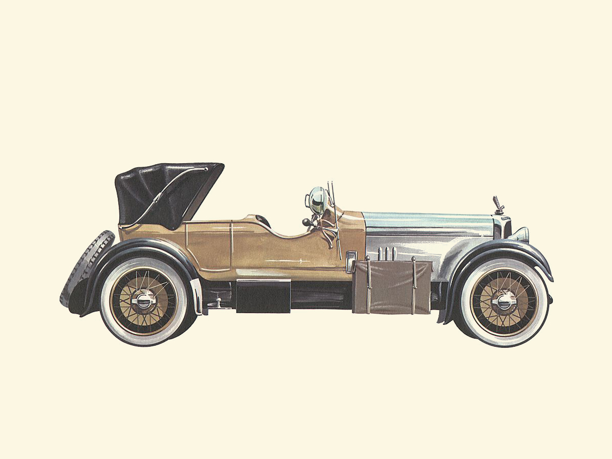 1925 Voisin 22/30 HP - Illustrated by Pierre Dumont