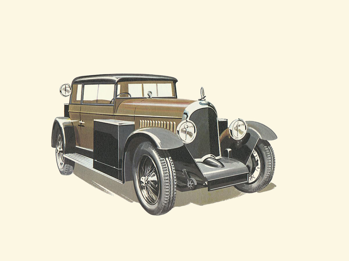 1926 Voisin - Illustrated by Pierre Dumont