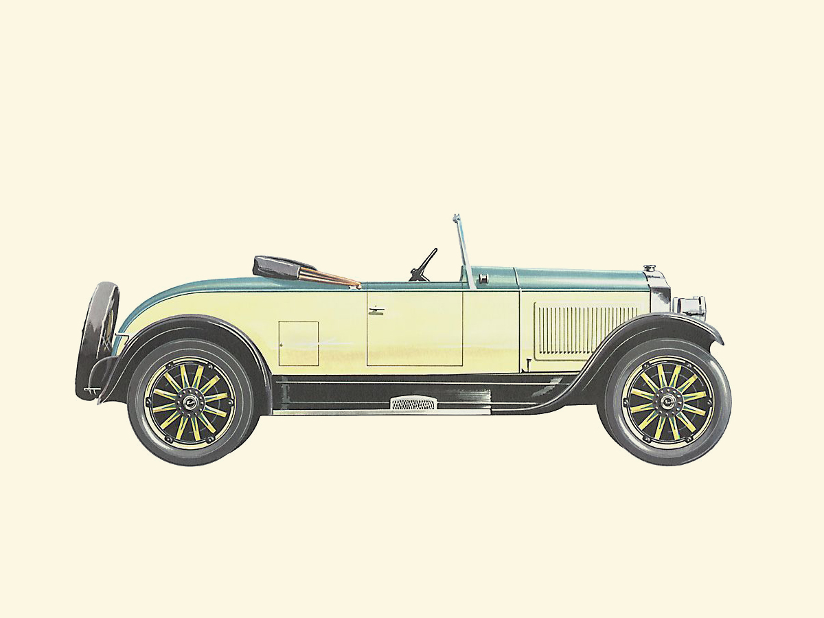 1927 Buick 20/60 HP - Illustrated by Pierre Dumont