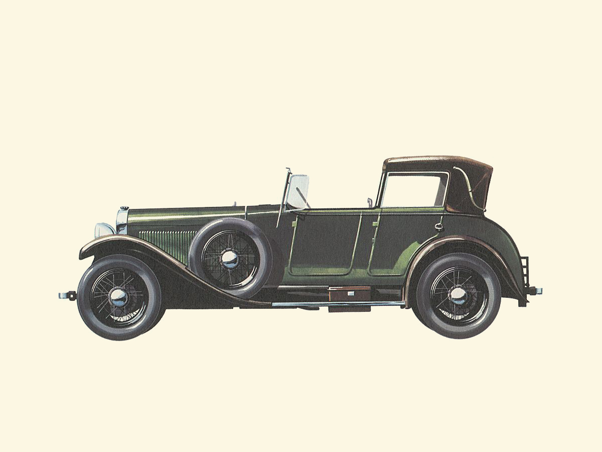 1927 Excelsior Albert I - Illustrated by Pierre Dumont