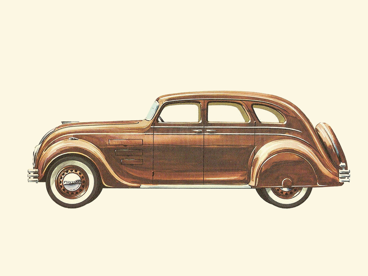 1934 Chrysler Airflow - Illustrated by Pierre Dumont
