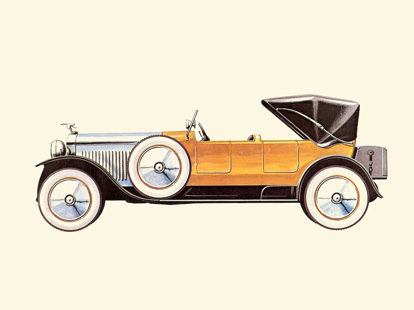 1924 Hispano-Suiza 32 CV - Illustrated by Pierre Dumont