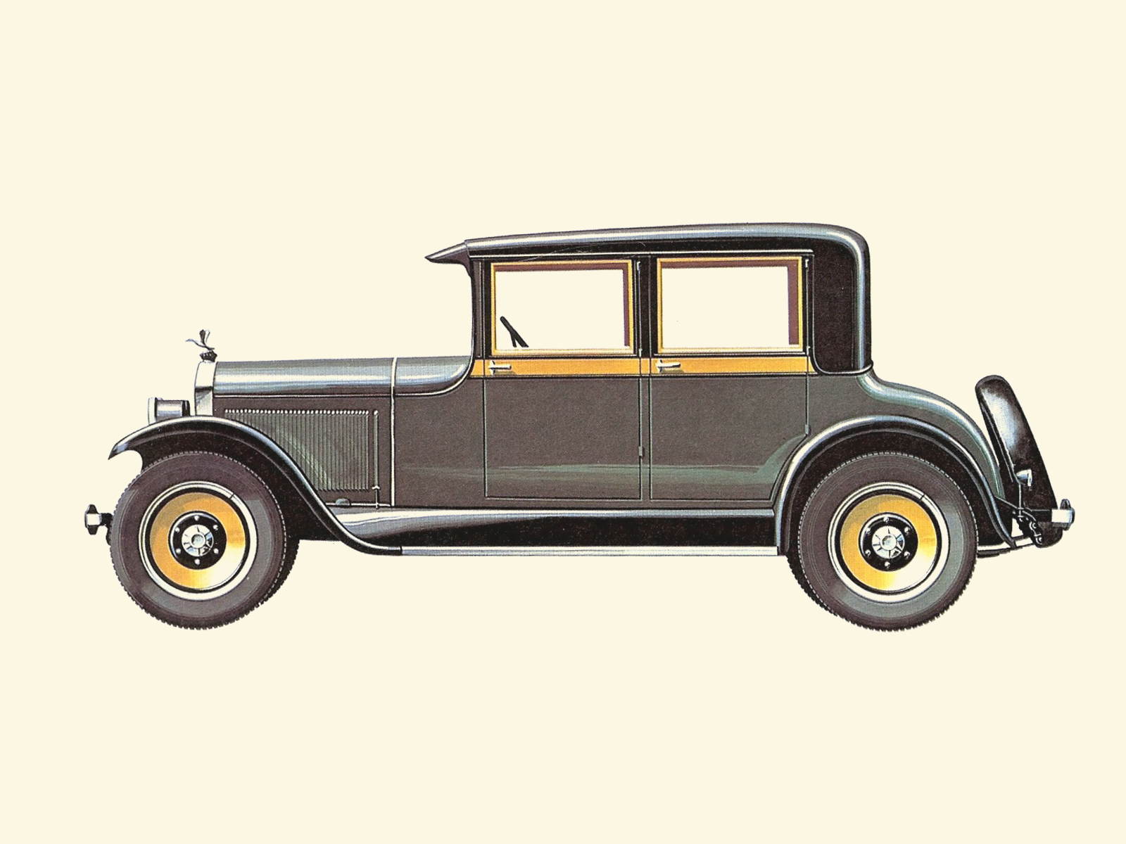 1925 Wills Sainte-Claire W6 - Illustrated by Pierre Dumont