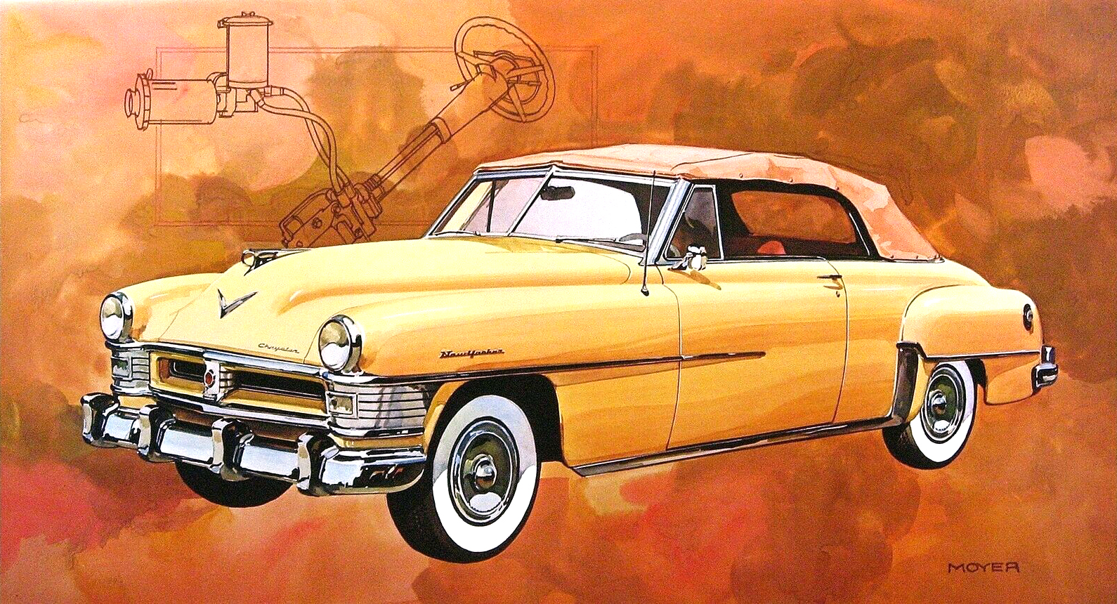 1951 Chrysler — Hydraulic power steering: Illustrated by Robert M. Moyer