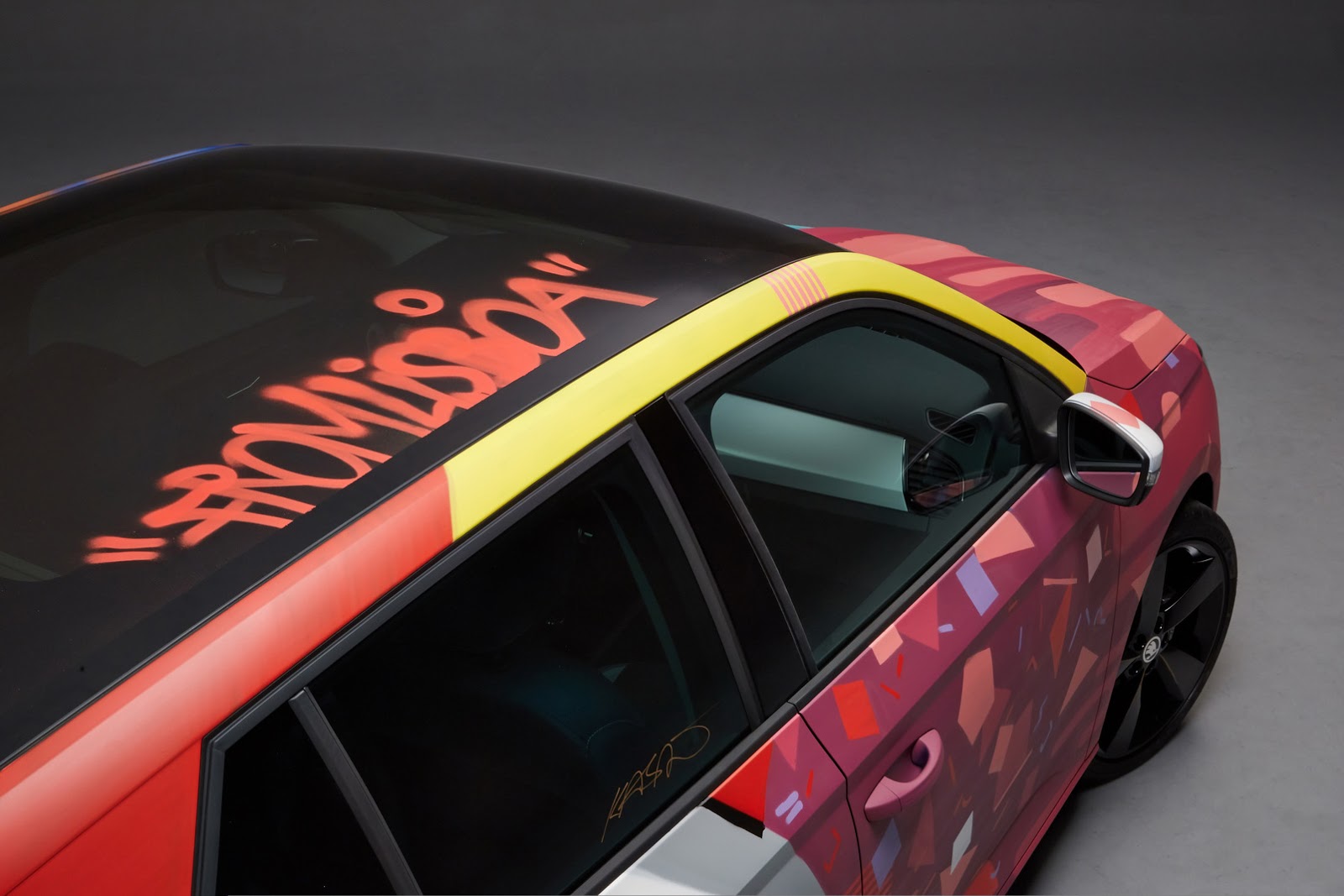 Skoda Fabia Art Car by Armando Gomes (2015): ‘Street Art’