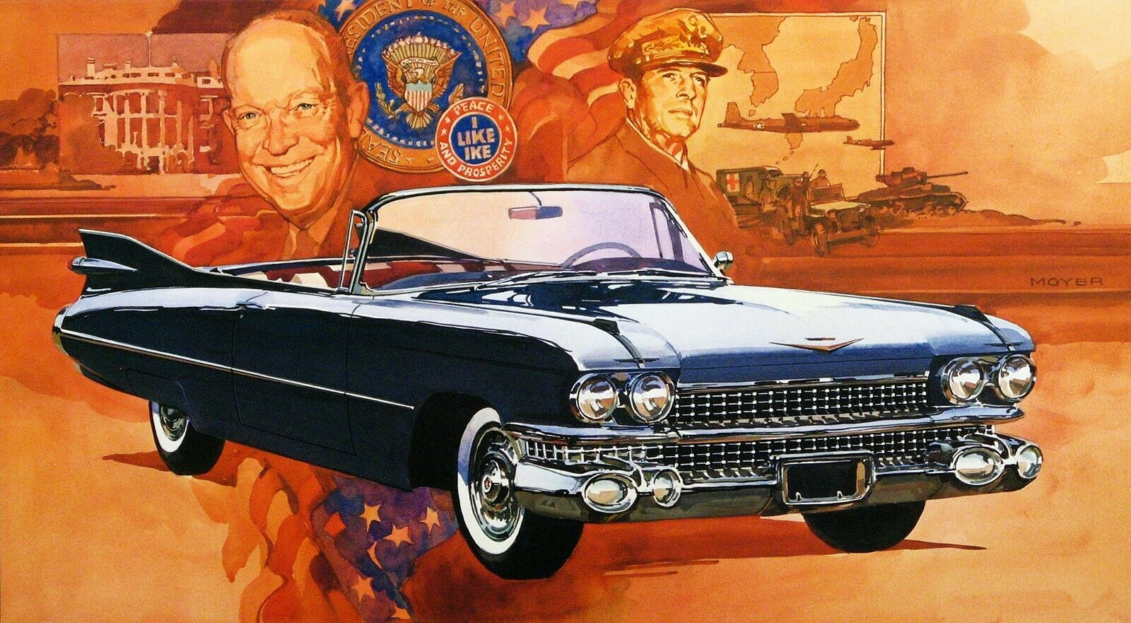 1959 Cadillac 62 Convertible: Illustrated by Robert M. Moyer